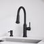 Empressa High Arc Pull-Down Dual-Spray Kitchen Faucet - Matte Black, 443023, 443023-BLANCO