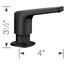 Rivana Soap Dispenser (Matte Black)