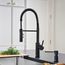 Catris Semi-Pro Pull-Down Dual-Spray Kitchen Faucet (Matte Black), 443032-BLANCO