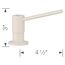 Torre Soap Dispenser (Soft White)
