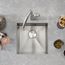 Quatrus R0 17" Stainless Steel Undermount Bar Sink