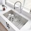 Quatrus R0 32" Single Bowl Undermount Stainless Steel Kitchen Sink