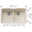 Diamond SILGRANIT 32" 50/50 Double Bowl Undermount Kitchen Sink with Low Divide - Soft White, 443069