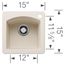 Diamond SILGRANIT 15" Dual Mount Bar Sink - Soft White, 443070