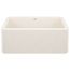 Ikon SILGRANIT 27" Single Bowl Apron-Front Farmhouse Sink - Soft White, 443075