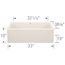 Ikon SILGRANIT 33" Single Bowl Apron-Front Farmhouse Sink - Soft White, 443077