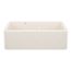 Ikon SILGRANIT 33" Double Bowl Apron-Front Farmhouse Sink with Low Divide - Soft White, 443078