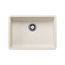 Precis SILGRANIT 25" ADA Single Bowl Undermount Kitchen Sink - Soft White, 443082