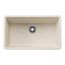 Precis SILGRANIT 30" Single Bowl Undermount Kitchen Sink - Soft White, 443083