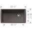 Diamond SILGRANIT 33" Super Single Undermount Kitchen Sink - Volcano Gray, 443108