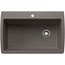 Diamond SILGRANIT 33.5" Super Single Dual Mount Kitchen Sink - Volcano Gray, 443109