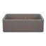 Ikon SILGRANIT 33" Double Bowl Apron-Front Farmhouse Sink with Low Divide - Volcano Gray, 443115