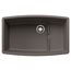 Performa Cascade SILGRANIT 32" Single Bowl Undermount Kitchen Sink with Colander - Volcano Gray, 443122