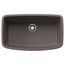 Valea SILGRANIT 32" Super Single Undermount Kitchen Sink - Volcano Gray, 443128