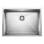 Quatrus R15 25" Single Bowl Undermount Stainless Steel Kitchen Sink, 443146