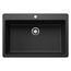Liven SILGRANIT 33" Super Single Dual Mount Kitchen Sink, 443195 (Anthracite)
