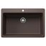 Liven SILGRANIT 33" Super Single Dual Mount Kitchen Sink, 443199 (Cafe)