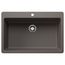 Liven SILGRANIT 33" Super Single Dual Mount Kitchen Sink, 443200 (Volcano Gray)