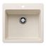 Liven SILGRANIT 21" Single Bowl Dual Mount Kitchen Sink, 443233 (Soft White)