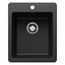 Liven SILGRANIT 17" Dual Mount Bar Sink, 443234 (Coal Black)