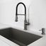 Empressa Semi-Pro Pull-Down Dual-Spray Kitchen Faucet, 1.5 GPM - Satin Dark Steel, 443264