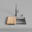 Inteos 30" Single Bowl Reversible Undermount Workstation Kitchen Sink - Stainless Steel, 443299