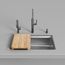 Inteos 33" Single Bowl Reversible Undermount Workstation Kitchen Sink - Stainless Steel, 443300