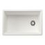 Inteos SILGRANIT 30"  Single Bowl Reversible Undermount Workstation Kitchen Sink - White, 443306