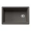 Inteos SILGRANIT 30"  Single Bowl Reversible Undermount Workstation Kitchen Sink - Volcano Gray, 443309