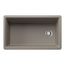 Inteos SILGRANIT 33"  Single Bowl Reversible Undermount Workstation Kitchen Sink - Truffle, 443315