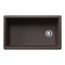 Inteos SILGRANIT 33"  Single Bowl Reversible Undermount Workstation Kitchen Sink - Café, 443316