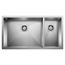 Precision R0 33" x 18", 16"  Bowl Kitchen Sink, 1-1/2" (Stainless Steel)