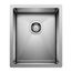 Precision R10 15" x 18" Medium 16" Small Single Bowl Kitchen Sink (Stainless Steel)