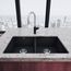 Precis SILGRANIT 29" 50/50 Double Bowl Undermount Kitchen Sink - Anthracite, 516322
