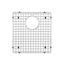 Stainless Steel Sink Grid for Precis 60/40 Sink - Large Bowl, 516364