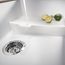 Precis Cascade SILGRANIT 29" Single Bowl Undermount Kitchen Sink with Colander - White, 519453