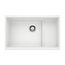 Precis Cascade SILGRANIT 29" Single Bowl Undermount Kitchen Sink with Colander - White, 519453