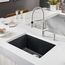 Precis SILGRANIT 24" Single Bowl Undermount Kitchen Sink - Anthracite, 522258