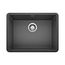 Precis SILGRANIT 24" Single Bowl Undermount Kitchen Sink - Anthracite, 522258