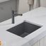 Precis SILGRANIT 24" Single Bowl Undermount Kitchen Sink - Cinder, 522412