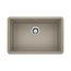 Precis SILGRANIT 27" Single Bowl Undermount Kitchen Sink - Truffle, 522432