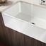 Cerana 30" Fireclay Single Bowl Apron-Front Farmhouse Sink - White, 525010