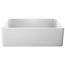 Cerana 33" Fireclay Single Bowl Apron-Front Farmhouse Sink - White, 525012