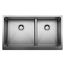 Quatrus R15 33" x 19" Apron Kitchen Sink, w/ 1-3/4" Low Divide (Stainless Steel)