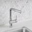 Linus Low Arc Pull-Out Dual-Spray Kitchen Faucet - Chrome, 526365
