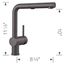 Linus Low Arc Pull-Out Dual-Spray Kitchen Faucet - Cinder, 526369