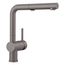 Linus Low Arc Pull-Out Dual-Spray Kitchen Faucet - Metallic Gray, 526370