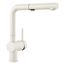 Linus Low Arc Pull-Out Dual-Spray Kitchen Faucet (White), 526373