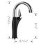Artona Pull-Down Dual-Spray Bar Faucet (PVD Steel/Coal Black), 526387