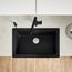 Vintera SILGRANIT 30" Single Bowl Apron-Front Farmhouse Sink - Coal Black, 526545